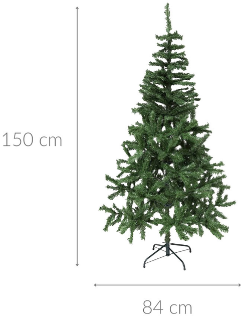 Choinka sztuczna Feeric Lights & Christmas na nóżkach 150 cm (3560238353646) - obraz 2