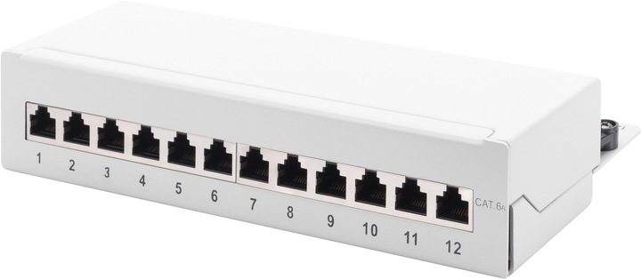 Патч-панель Digitus CAT 6A 12-port 1U (DN-91612SD-EA-G) - зображення 1