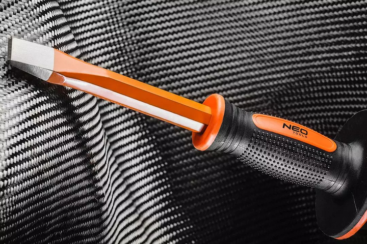 Зубило NEO Tools із захистом 35 x 19 x 300 мм 33-082 (5907558413151) - зображення 4