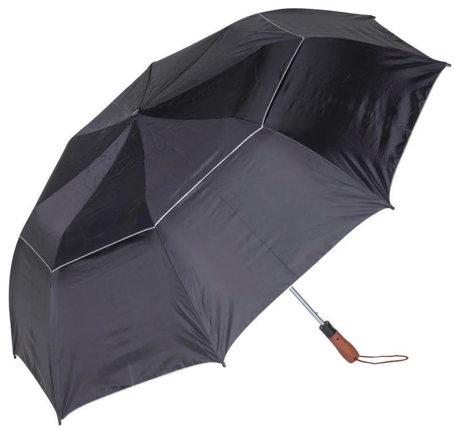 Parasol automatyczny Maximex Kyrill  XXL 130 cm Czarny (4008838108024) - obraz 1