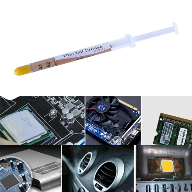 Термопаста (теплоотвод) Thermal Grease Halnziye HY610-TU05A - изображение 5