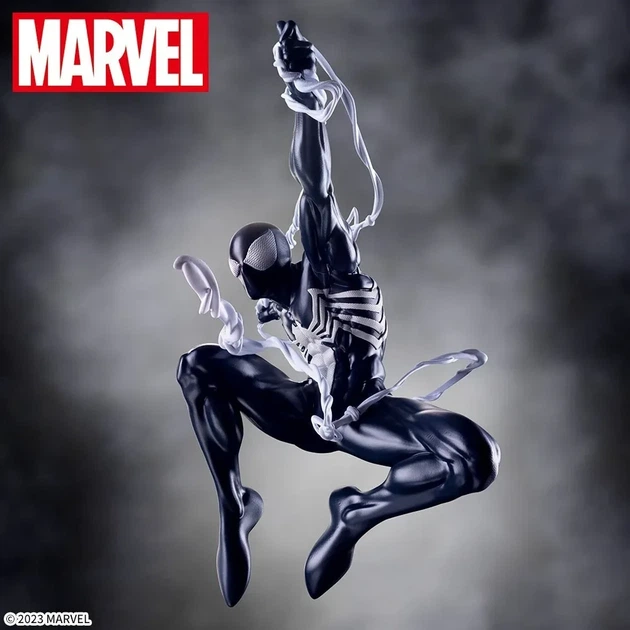 Фігурка колекційна комікс SEGA Luminasta Marvel Spider-Man Марвел Людина-павук Black Costume 12 см S L M SM 12 (S L M SM 12) - зображення 6