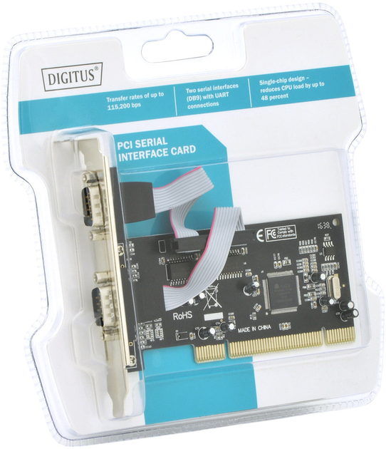 Karta rozszerzeń Digitus PCI Card 2x RS232 (DS-33003) - obraz 3