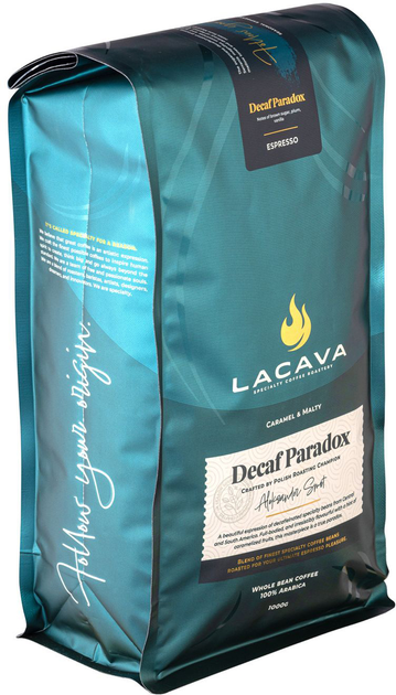 Кава в зернах LaCava Paradox Decaf Espresso без кофеїну 1 кг (5905215161384) - зображення 2