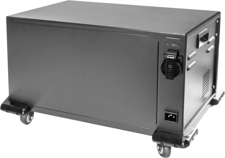 Szafa do przechowywania i ładowania Digitus Rack Cabinet 16 urządzeń USB-C Black (DN-45007) - obraz 4