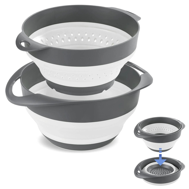 Zestaw do kuchni Maximex Durszlak z miską 2 w 1 3 L (4008069051830) - obraz 4