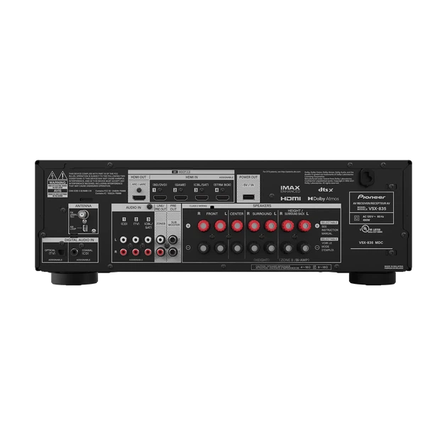 AV-ресивер Pioneer VSX-835D Black - изображение 2