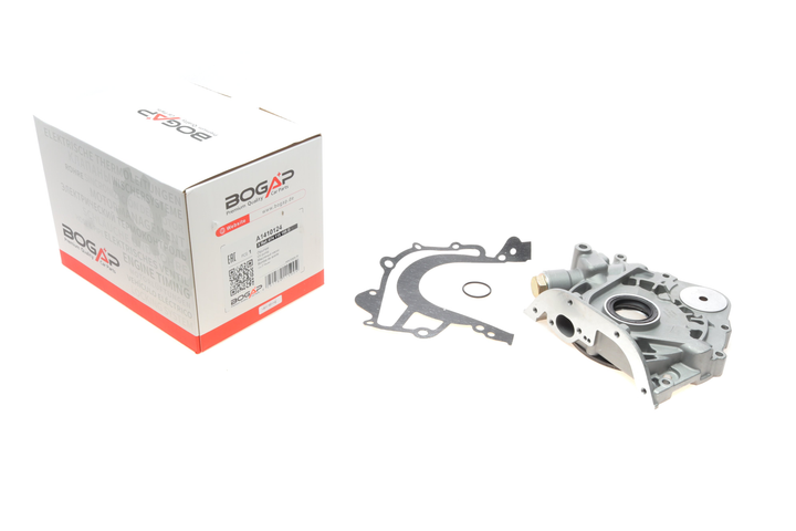 Масляний насос BOGAP A1410124 Volkswagen Transporter, LT, Crafter; Audi A6, 100 74115105D, 74115105B, 74115105A - зображення 1