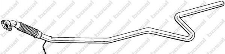 Труба глушника BOSAL 950-087 Ford Fiesta 1521759, 1571385, 1579025 - зображення 1