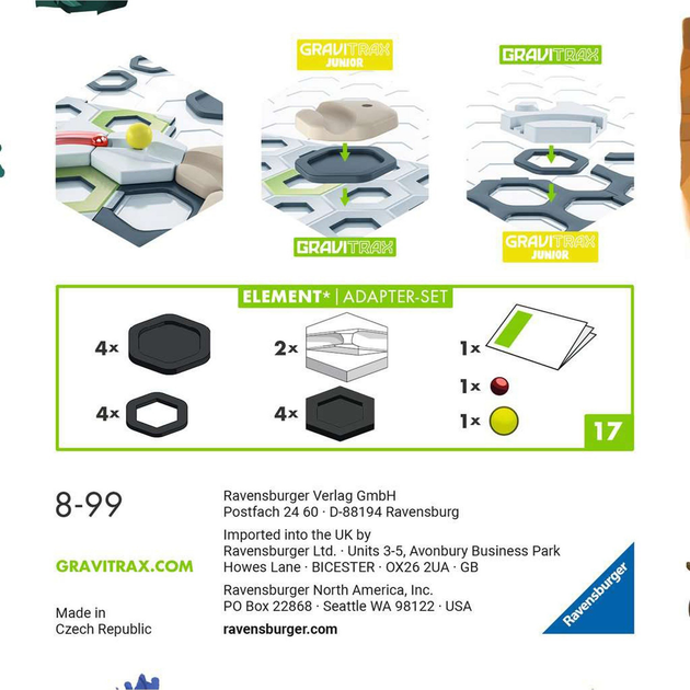 Zestaw adapterów Ravensburger Gravitrax Junior (4005556275328) - obraz 3