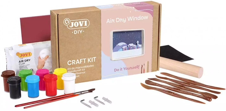 Набір самозастигаючої глини Jovi Air Dry Window (8412027033909) - зображення 2