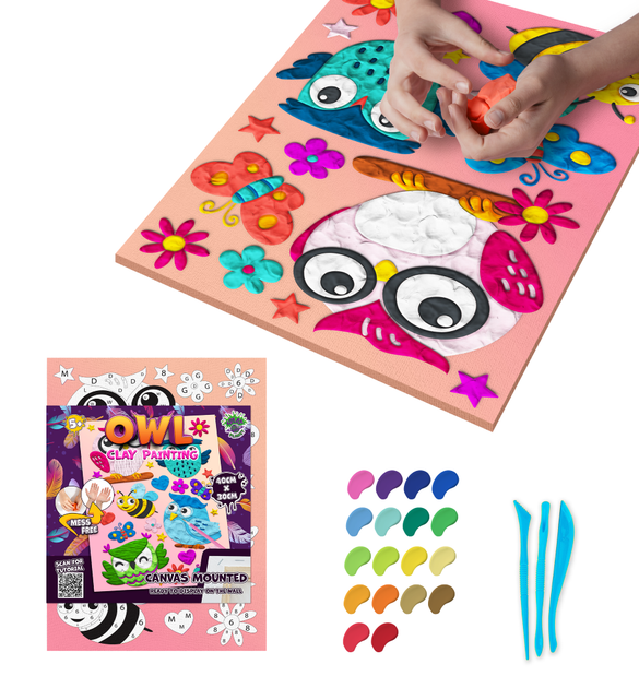 Obraz po numerach Splat Planet Sowa 30 x 40 cm (5060639146918) - obraz 3