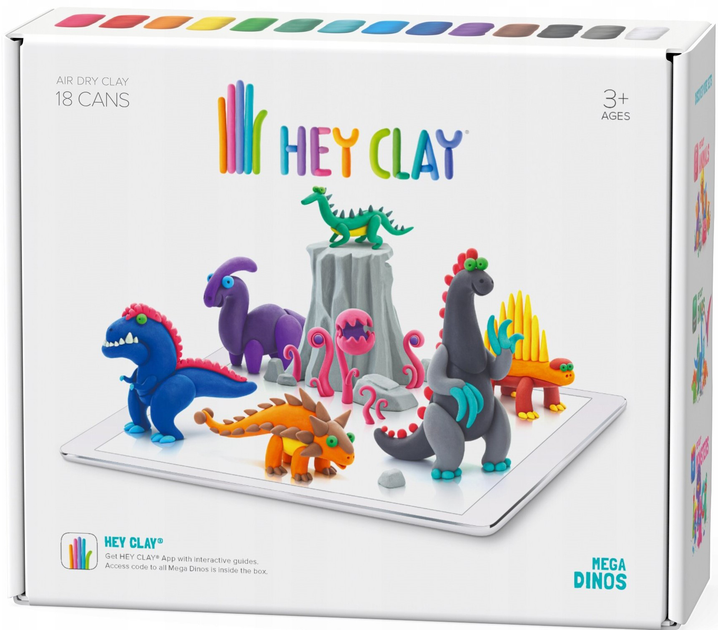 Набір для творчості TM Toys Hey Clay Mega Dinos (5908273096827) - зображення 1