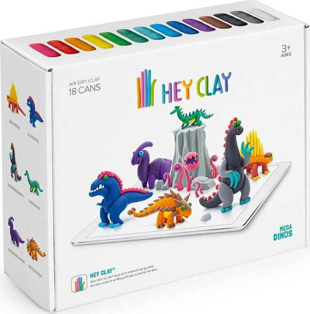 Набір для творчості TM Toys Hey Clay Mega Dinos (5908273096827) - зображення 2