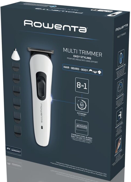 Триммер Rowenta Trim & Style 8 в 1 TN8934E0 - изображение 11