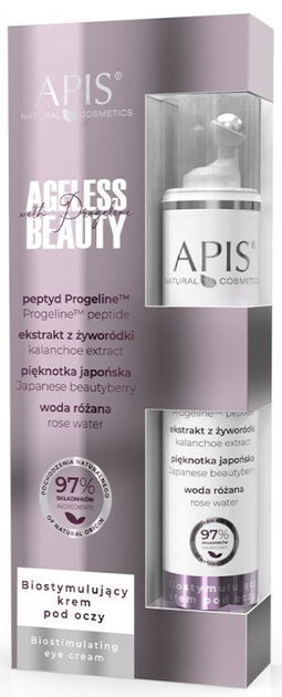 Krem pod oczy Apis Ageless Beauty z progeliną biostymulujący 10 ml (5901810051259) - obraz 1