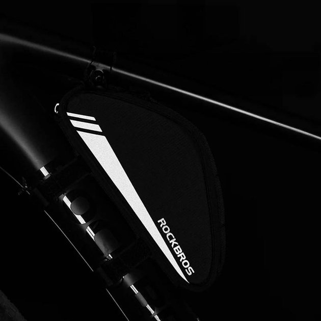 Велосумка Rockbros B55-BK на раму 0.7 л Black (7683507141617) - зображення 8