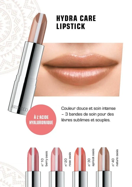 Помада для Губ Artdeco Hydra Care Lipstick 46 3.5 Г Relaxing Oasis - Фото 5 Помада для Губ Artdeco Hydra Care Lipstick 46 3.5 Г Relaxing Oasis - зображення 5