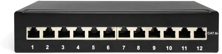 Патч-панель Digitus CAT 6A 12-port 1U (DN-91612SD-EA) - зображення 2