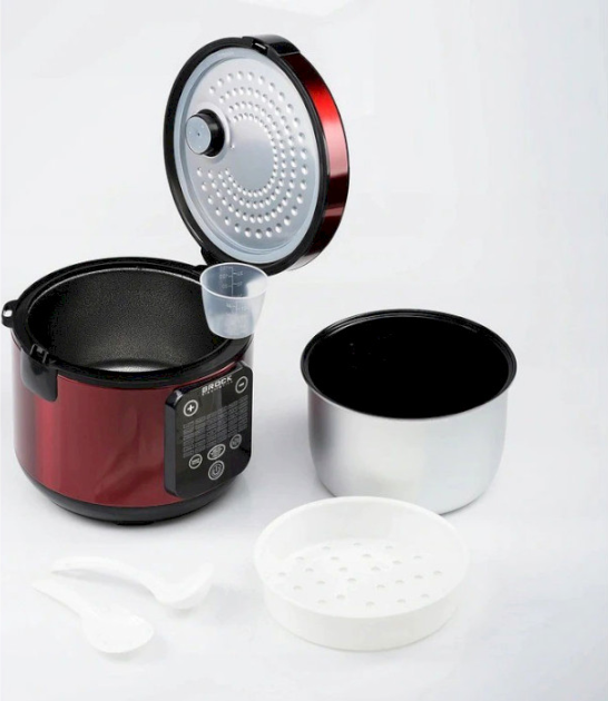 Мультиварка BROCK MC 3602 RD 700Вт 5л 36 программ сенсорное управление отложенный старт Red (MC 3602 RD#) - изображение 4