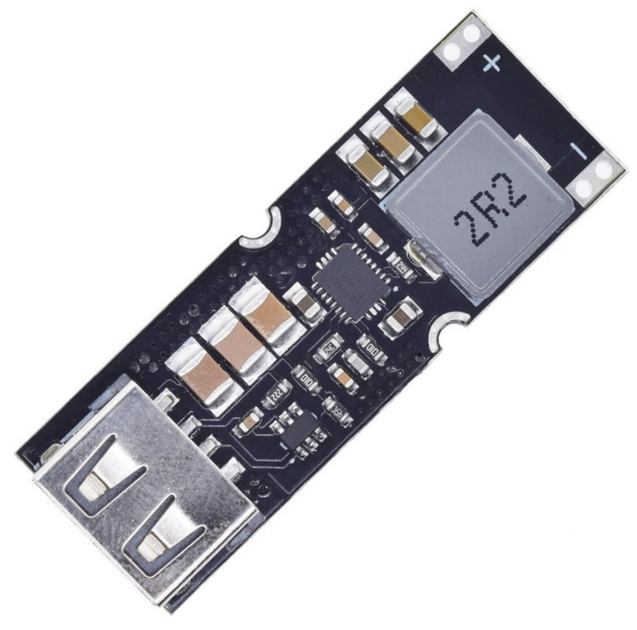 Стабилизатор/преобразователь напряжения повышающий USB DC-DC 2,8-4,5В - 5-12В QC3.0 QC2.0 - Фото 3 Стабилизатор/преобразователь напряжения повышающий USB DC-DC 2,8-4,5В - 5-12В QC3.0 QC2.0 - изображение 3