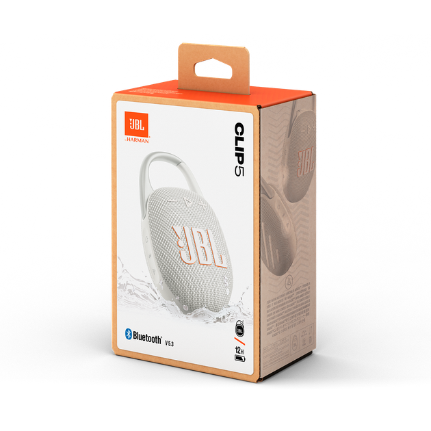 Акустическая система JBL Clip 5 White (CLIP5WHT) - изображение 9