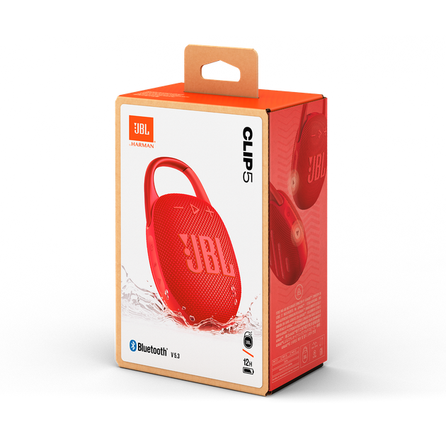 Акустическая система JBL Clip 5 Red (CLIP5RED) - изображение 9