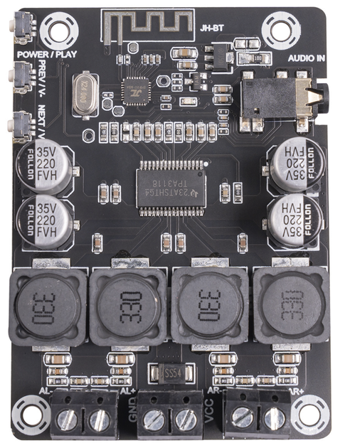 Аудио усилитель TPA3118 2x30Вт 9-26В Bluetooth 4.2 - Фото 5 Аудио усилитель TPA3118 2x30Вт 9-26В Bluetooth 4.2 - изображение 5