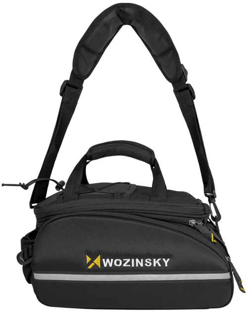 Велосумка Wozinsky WBB19BK на багажник 35 л Black (5907769300615) - зображення 3