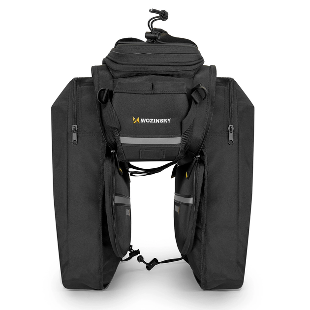 Велосумка Wozinsky WBB19BK на багажник 35 л Black (5907769300615) - зображення 7