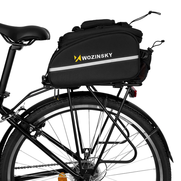 Велосумка Wozinsky WBB19BK на багажник 35 л Black (5907769300615) - зображення 10