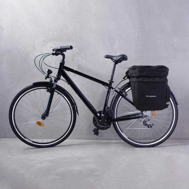 Велосумка Wozinsky WBB13BK на багажник 60 л Black (5907769300523) - зображення 5