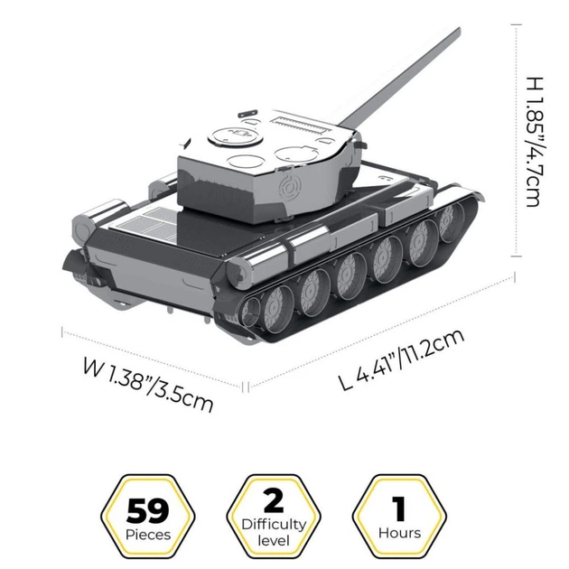 Конструктор Metal Time колекційна модель T-44 [98853] - зображення 2