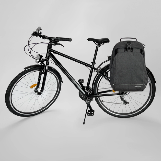 Torba rowerowa 2 w 1 Wozinsky plecak WBB33BK na bagaznik 30 l Black (5907769301360) - obraz 10
