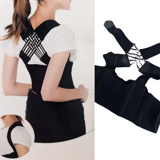 Коректор постави Real Doctors Posture Support Brace L Чорний (KG-11604) - зображення 3