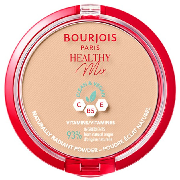 Акція на Компактна пудра Bourjois Healthy Mix вітамінна Clean&Vegan №004 Golden Beige 10 г від Rozetka