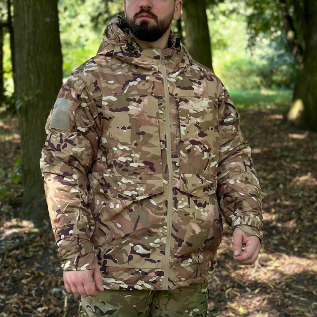 Чоловіча зимова Куртка з підкладкою Omni-Heat до - 35 °C / Парка з мембраною Gore-Tex мультикам розмір M - зображення 1