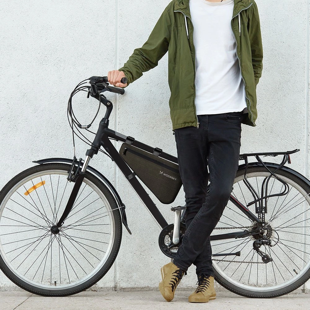 Велосумка Wozinsky WBB15BK на раму 3.5 л Grey (5907769300578) - зображення 6