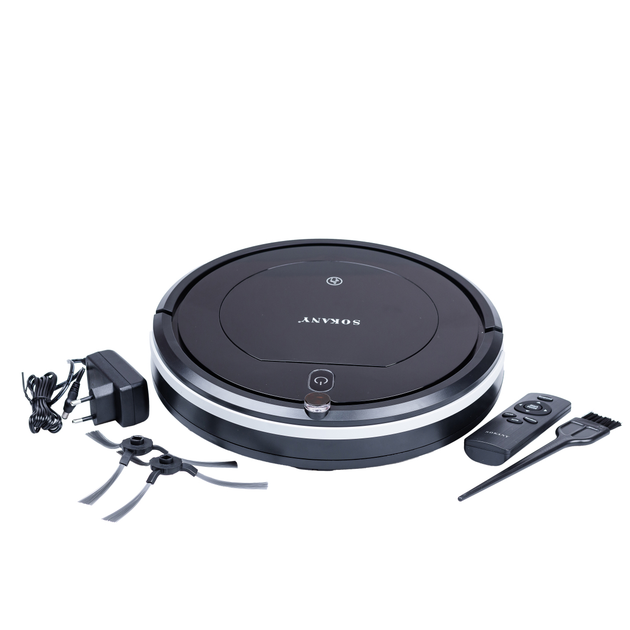 Робот-пилосос SmartClean SK-13017 від Sokany – Безшумний розумний пилосос для дому з дистанційним керуванням - зображення 4