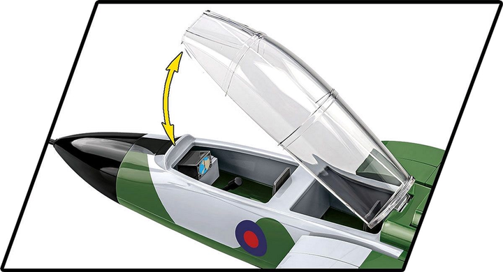Klocki konstrukcyjne Cobi 5852 Armed Forces Panavia Tornado GR.1 wielozadaniowy myśliwiec 520 klocków (5902251058524) - obraz 3