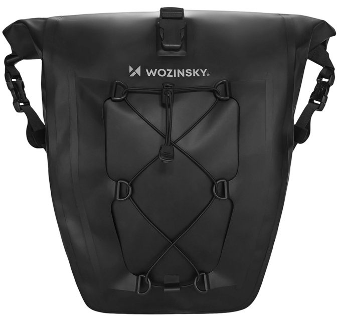 Torba rowerowa Wozinsky WBB24BK wodoodporna na bagażnik 25 l Black (5907769301490) - obraz 1