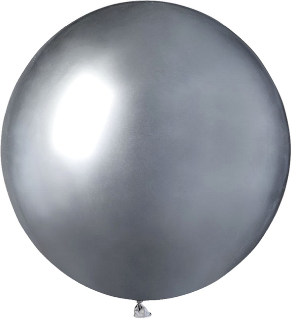 Balony Godan Chromowane GB150 48 cm 25 szt Srebrne (8021886158953) - obraz 1