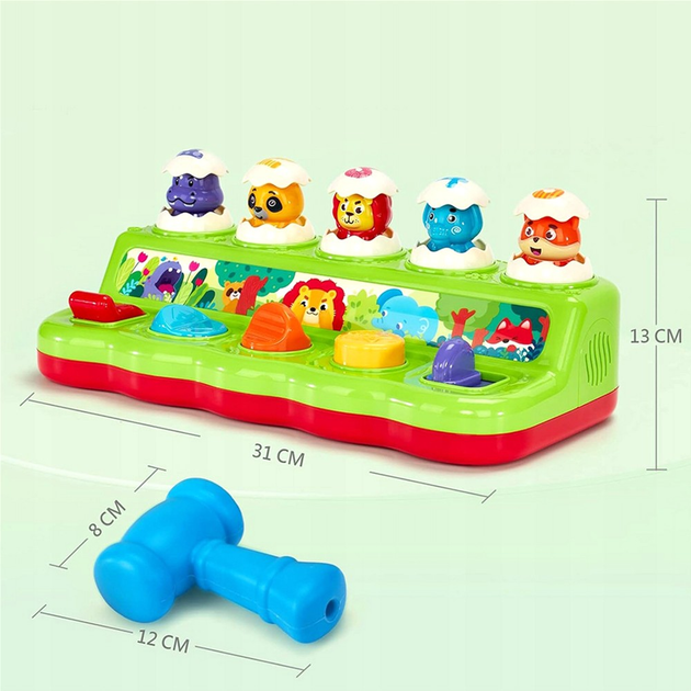 Іграшка розвиваюча LEAN Toys Вискакуючі тварини (5905991022763) - зображення 5