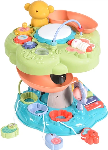 Zabawka edukacyjna Sobebear 9 aktywności Dżungla z kulkami (5901384732776) - obraz 6