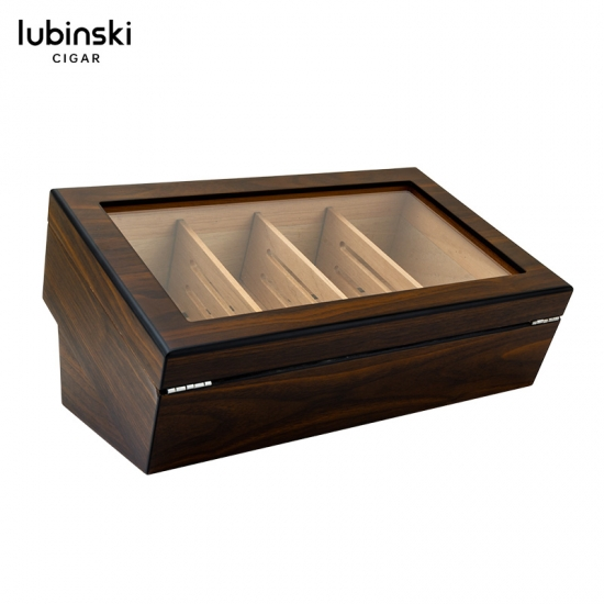 Х'юмідор для 25 сигар «Lubinski» Brown Cedar Wood - изображение 2