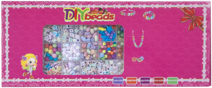 Набір для створення прикрас Toys Paweł Wojda DIY Beads Kit 750 деталей (5903940014876) - зображення 1