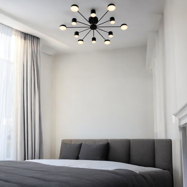 Люстра Wunderlicht LED 144W 3862-412 для кухні, спальні, вітальні - зображення 3