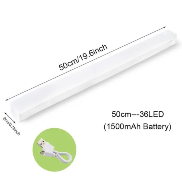 Универсальная электронная подсветка Cabinet light 50 см с датчиком движения - Фото 5 Универсальная электронная подсветка Cabinet light 50 см с датчиком движения - изображение 5