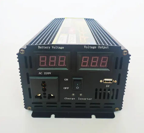 Інвертор 12v-220V, Power inverter 5200W Перетворювачі напруги, автомобільний інвертор із зарядкою 15А - зображення 2