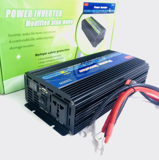 Автомобільний інвертор перетворювач 24-220V, потужність 5300W, Перетворювач напруги, Інвертор для авто - зображення 4